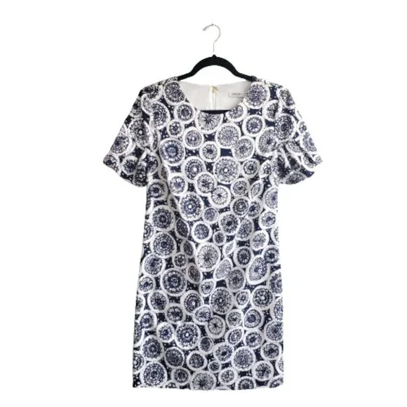 Trina Turk Jacinta Medallion Printed Sheath Mini Dress